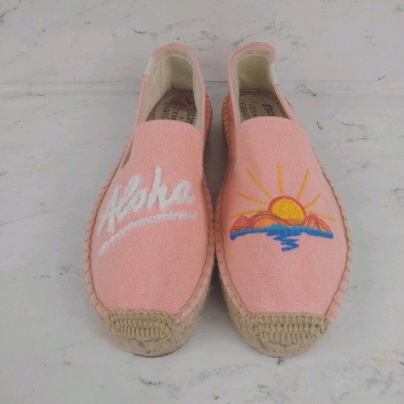 *LAST 1* Soludos Espadrille Platform Smoking Flats - Picture 5 of 7